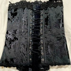 Fredericks black corset